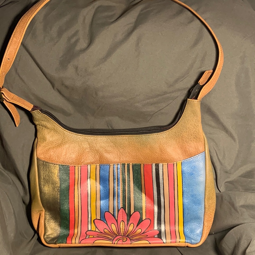 Anuschka Leather Shoulder Bag
